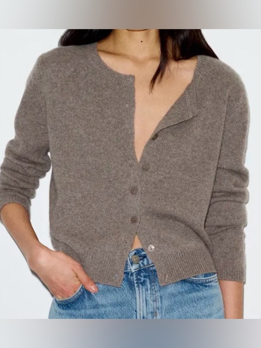 NWT Reformation Clara Cashmere Cardigan M MEDIUM